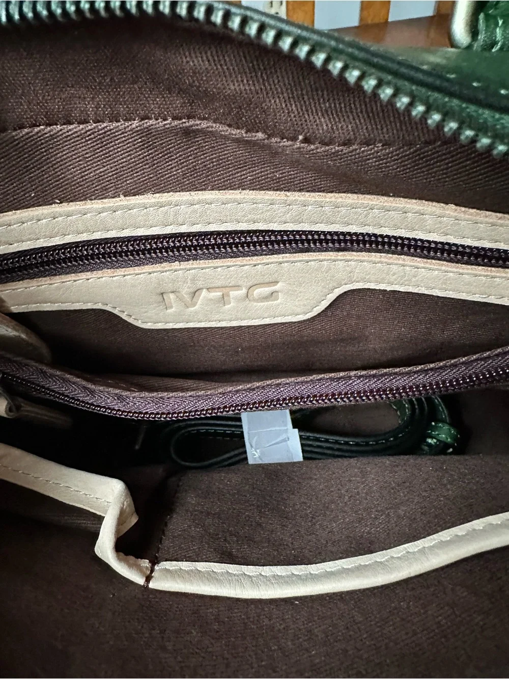 IVTG Real Leather Shoulder Bag NWT